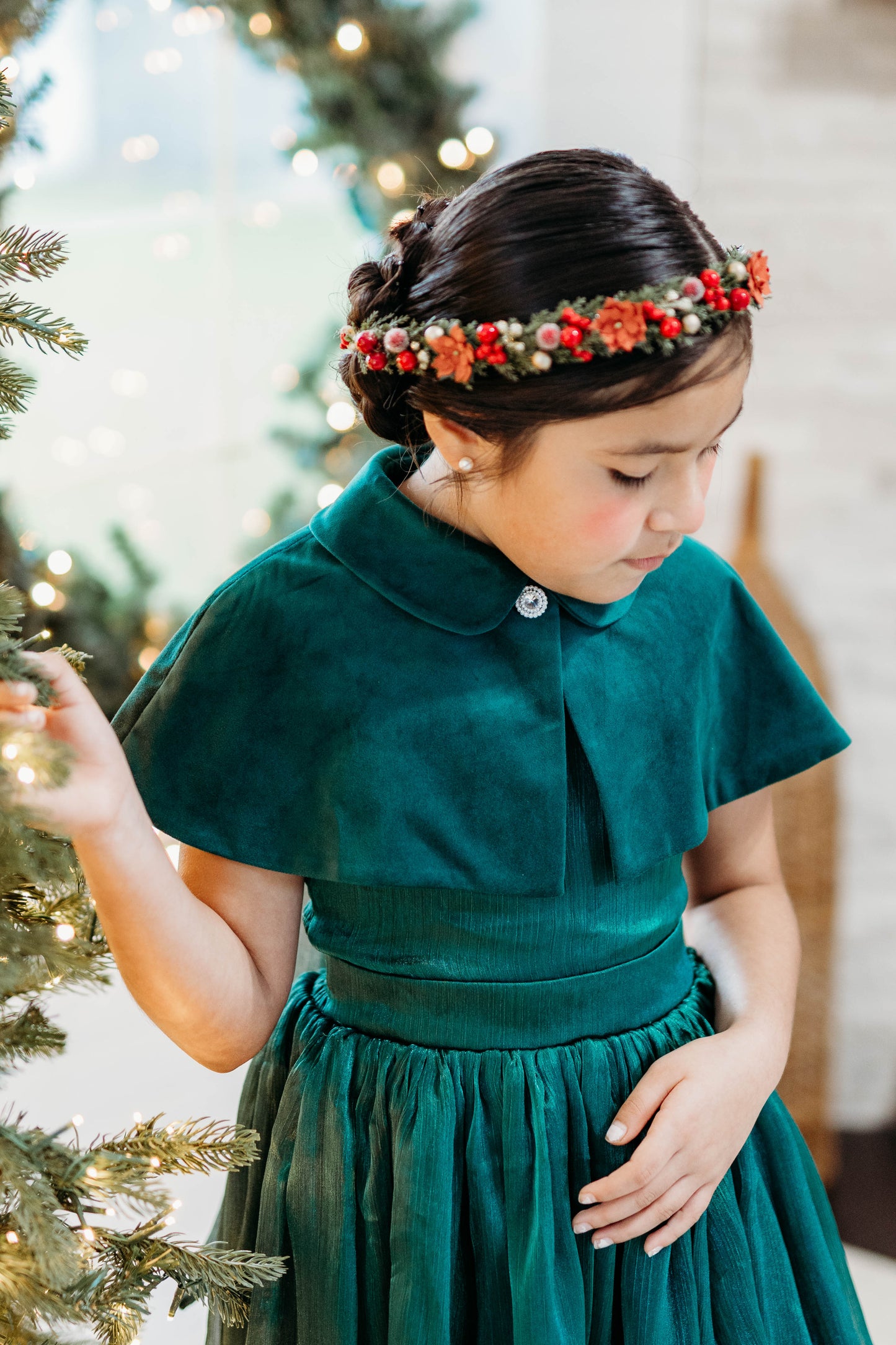 Christmas velvet cape * PRE-ORDER