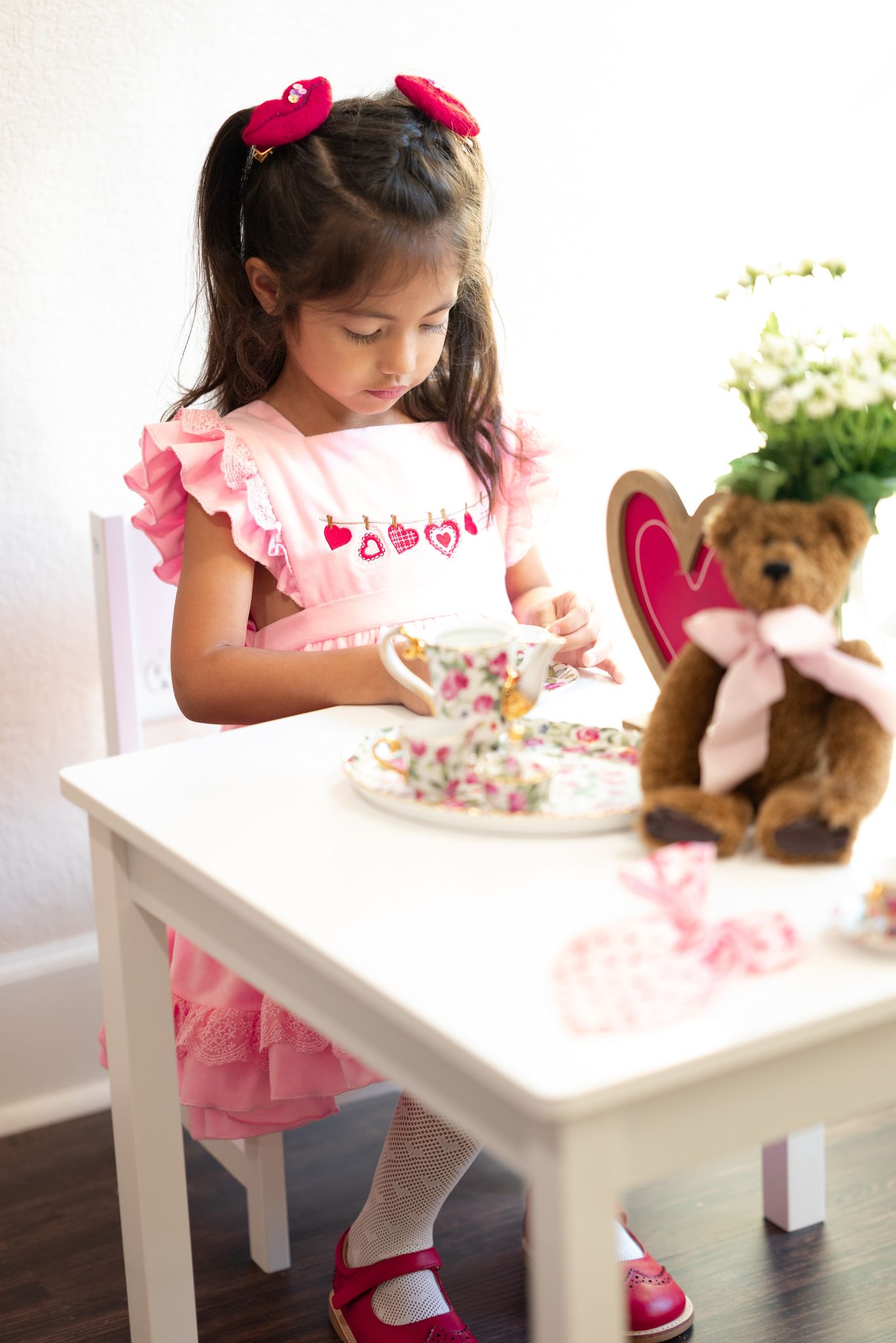 Teddy Bear Pinafore Dress *PRE-ORDER