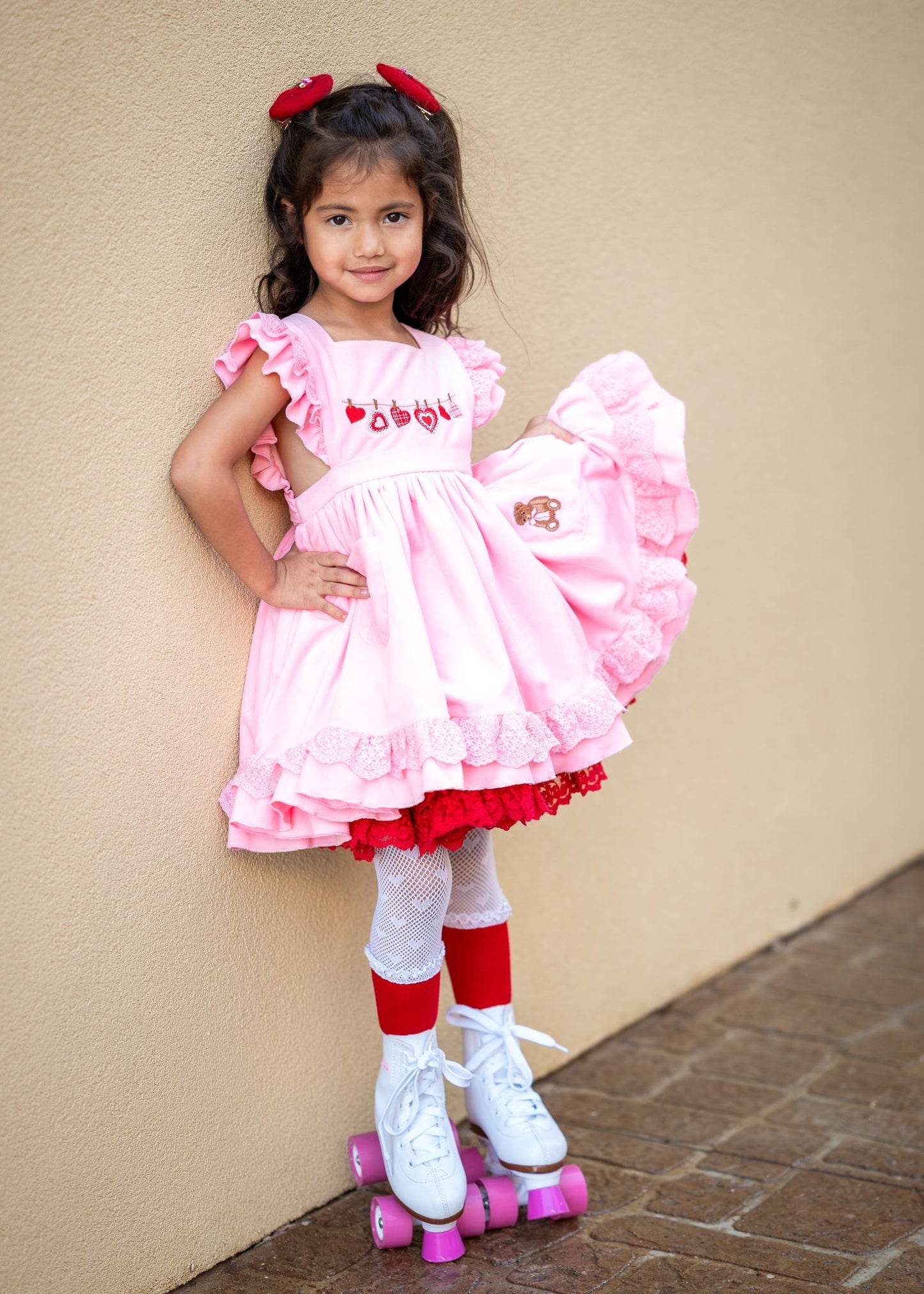 Teddy Bear Pinafore Dress *PRE-ORDER