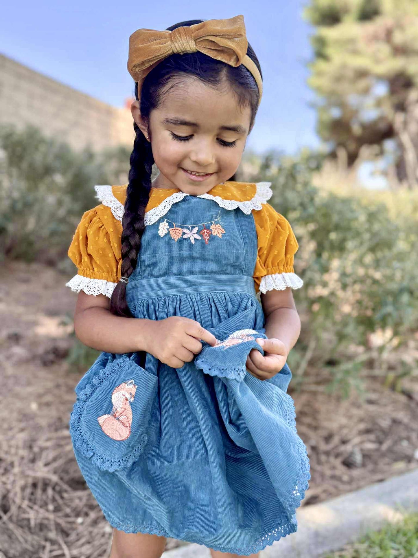 Woodland Friends 2 Pinafore * PRE-ORDER