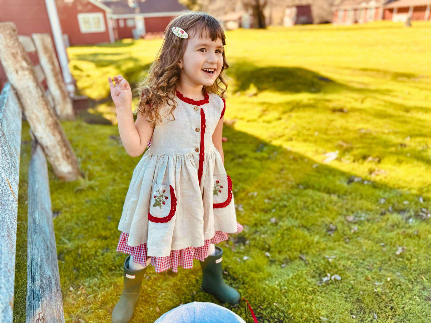 Sophia Strawberry Dress *PRE-ORDER