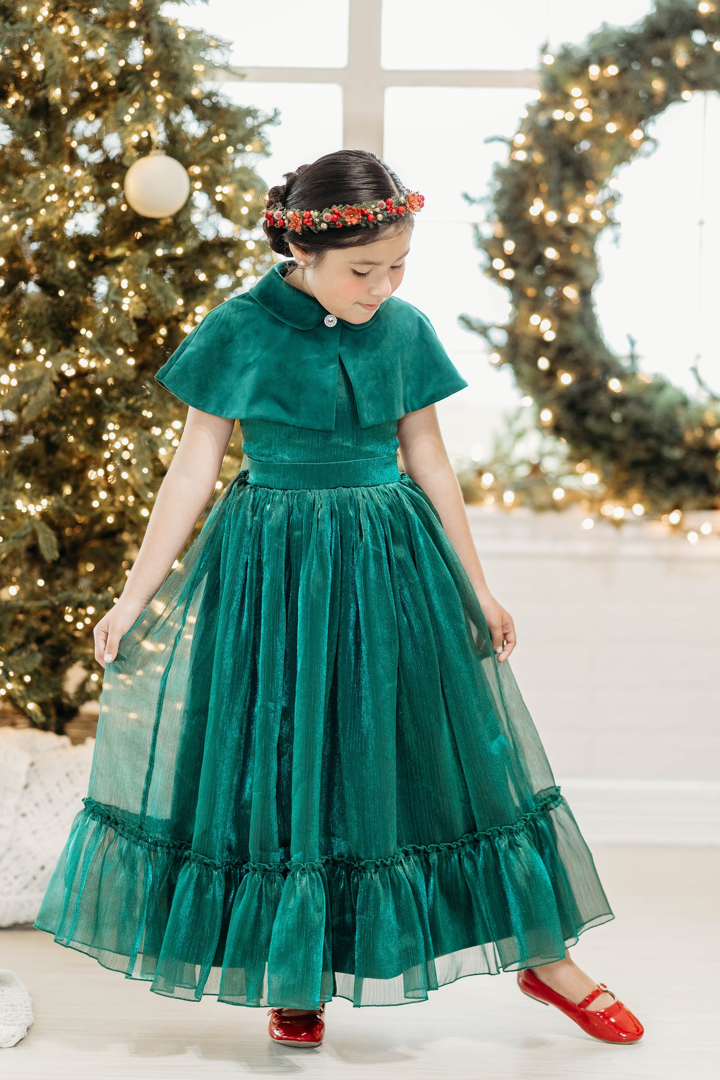 Christmas velvet cape * PRE-ORDER