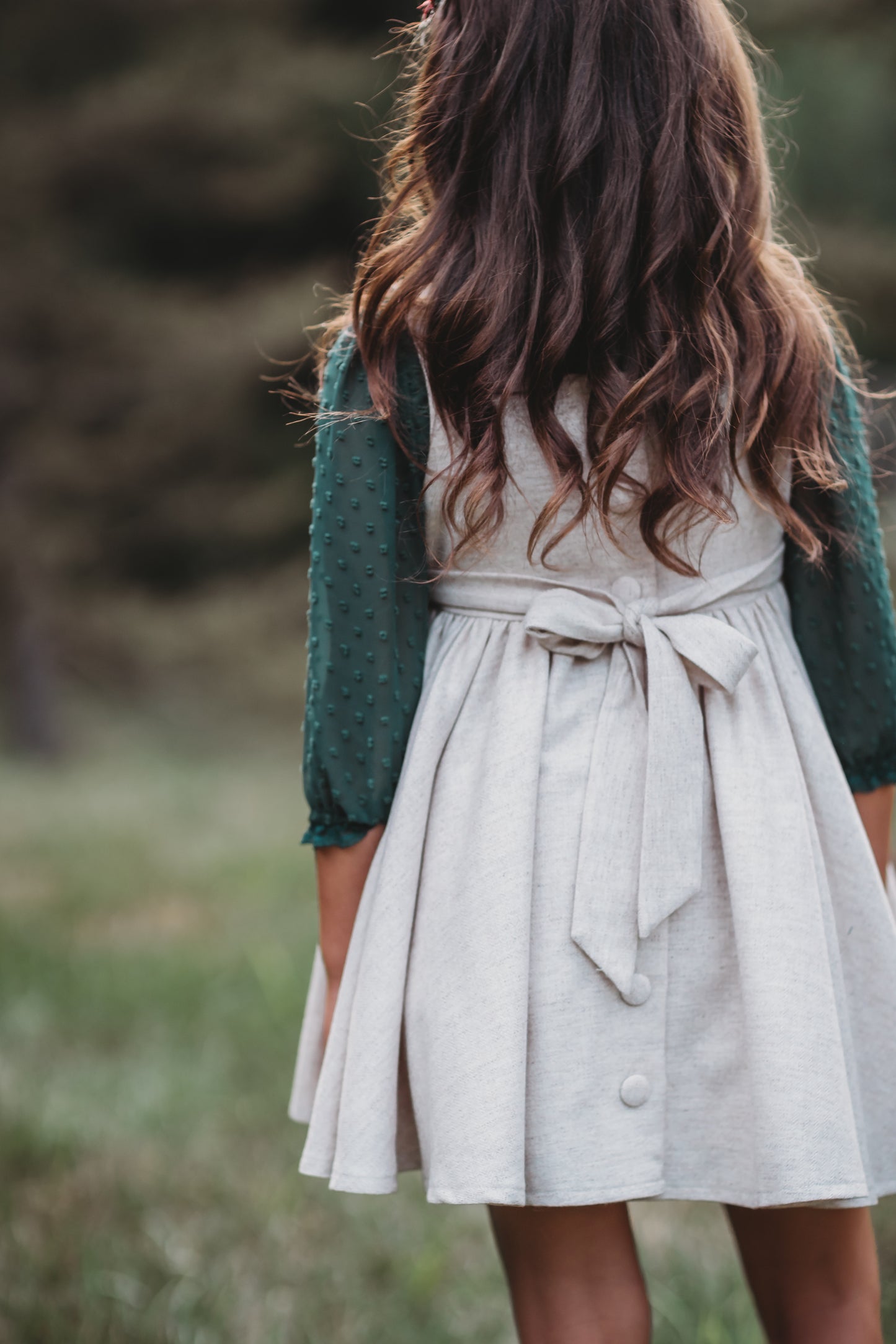 "Yuletide Blossom" pinafore and blouse* PRE-ORDER