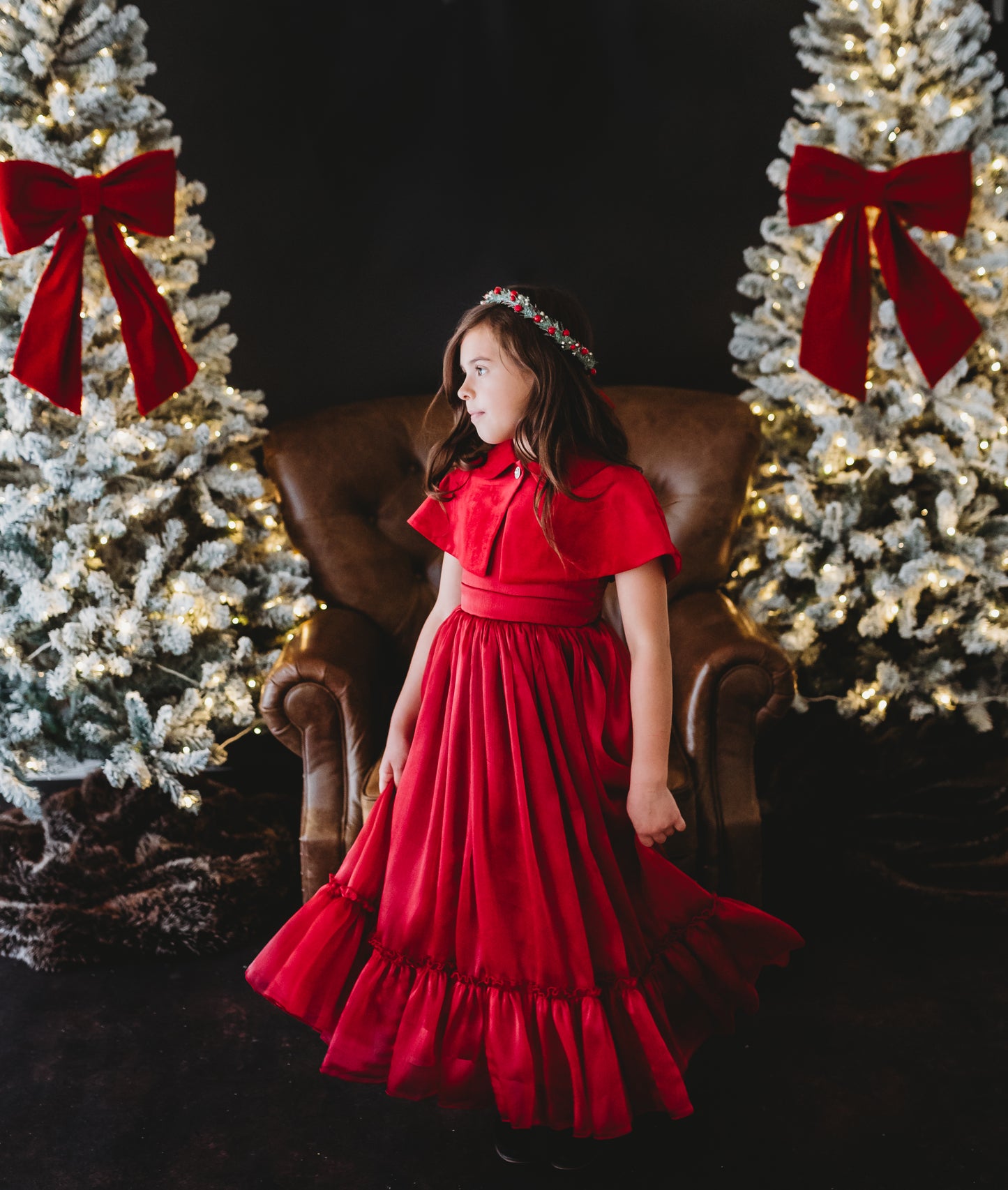 Christmas velvet cape * PRE-ORDER