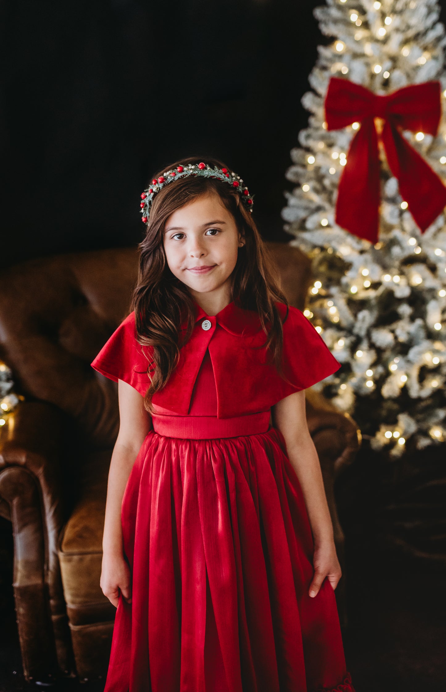 Christmas velvet cape * PRE-ORDER