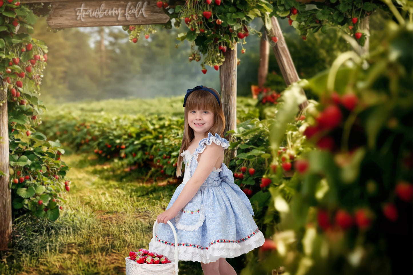 "Cate" Strawberry Dress *PRE-ORDER