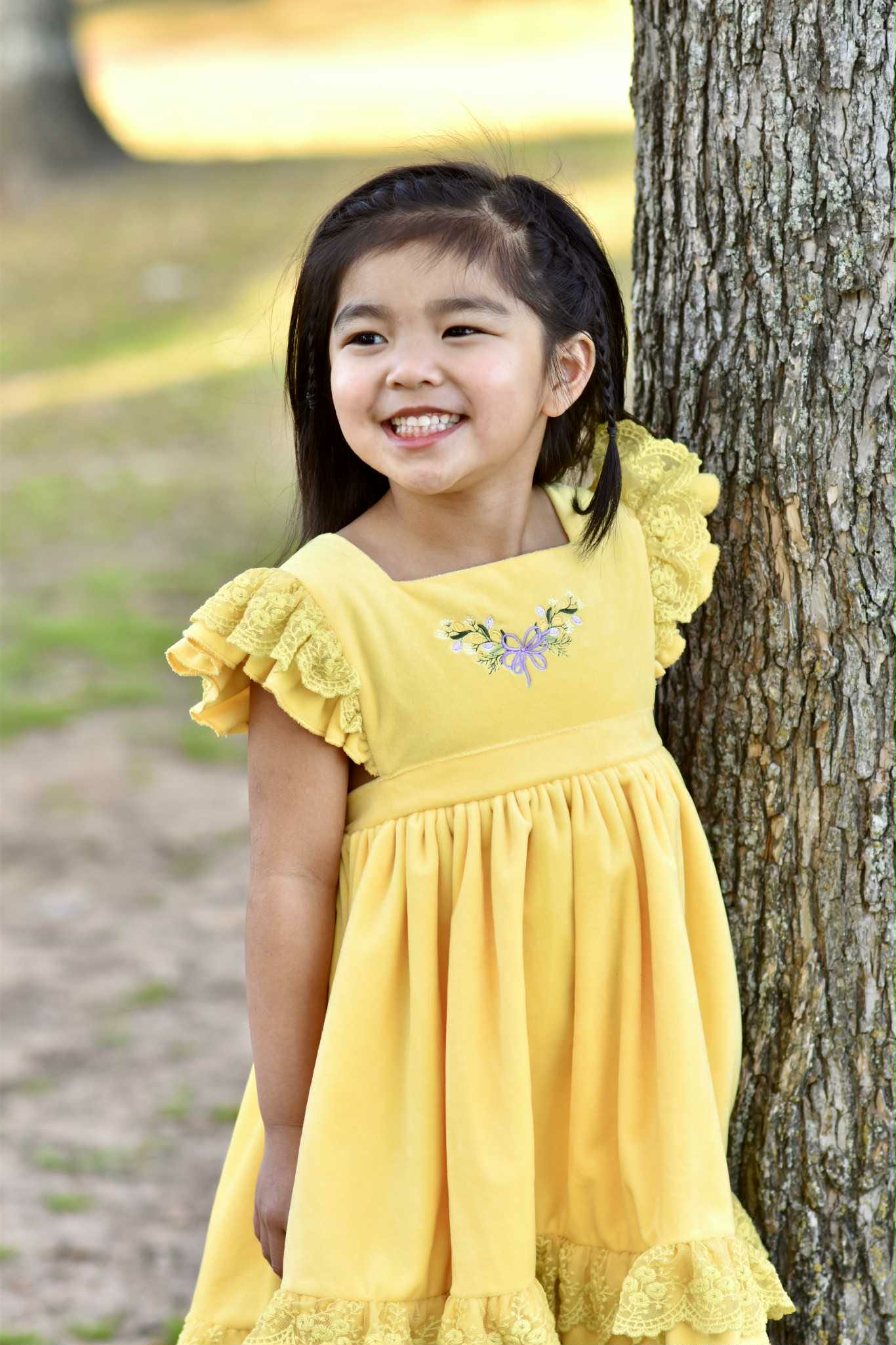 Primrose Velvet Pinafore PRE-ORDER