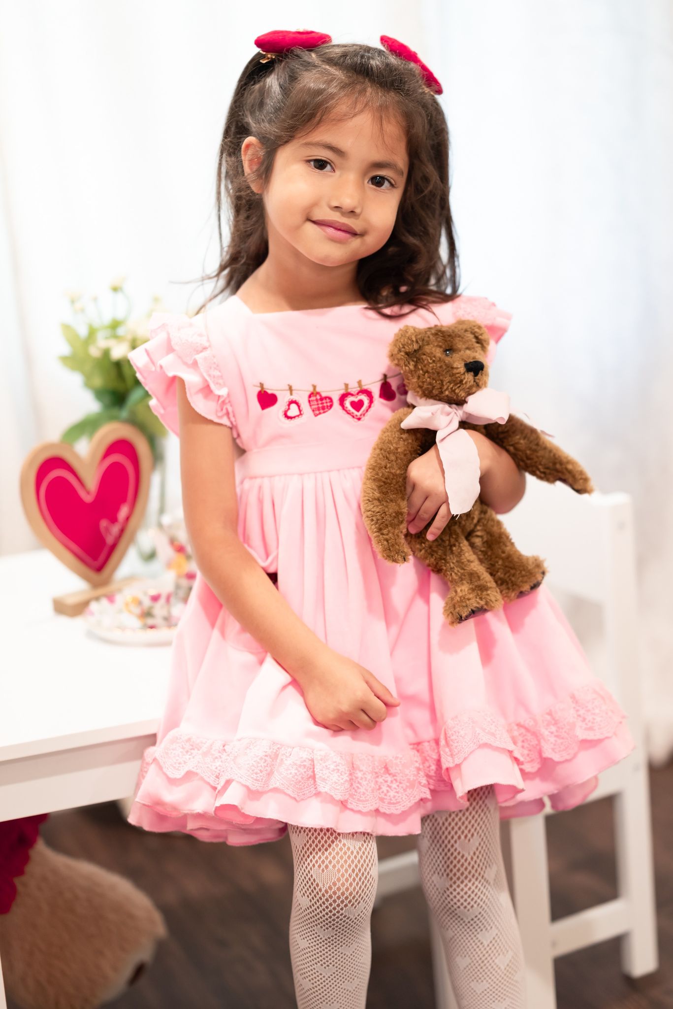 Teddy Bear Pinafore Dress *PRE-ORDER