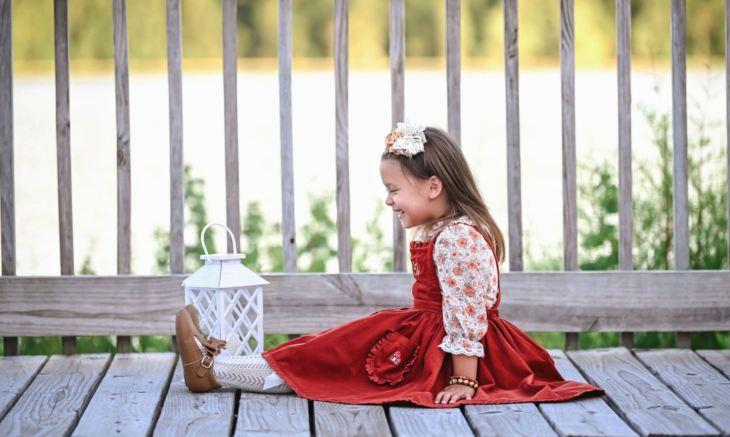 Woodland Friends Pinafore *PRE-ORDER