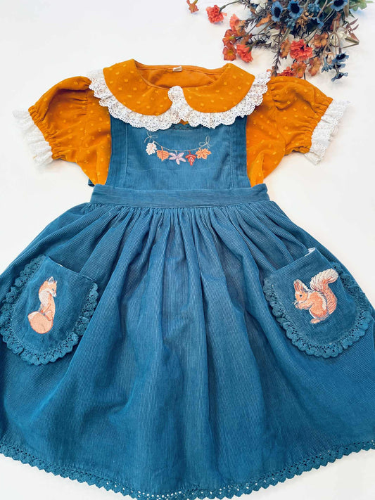 Woodland Friends 2 Pinafore * PRE-ORDER