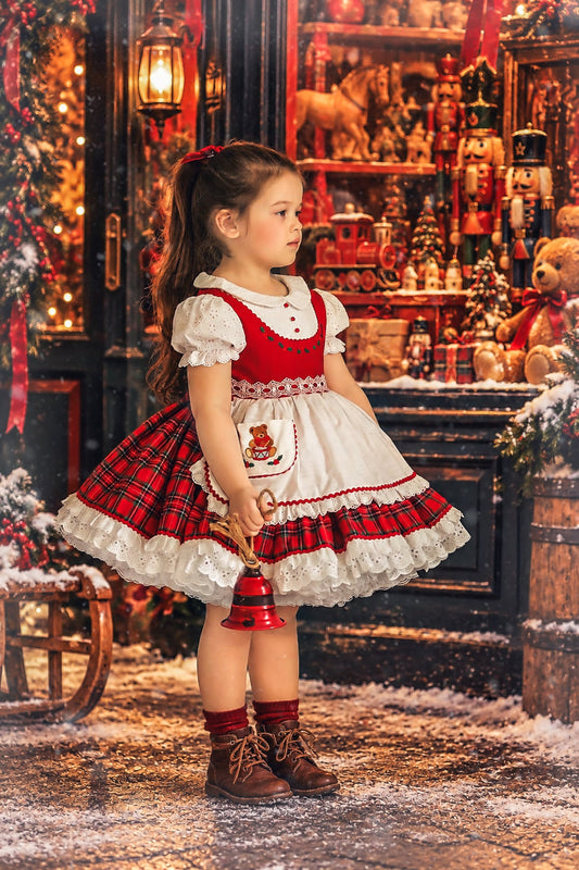 Christmas Teddy Bear dress