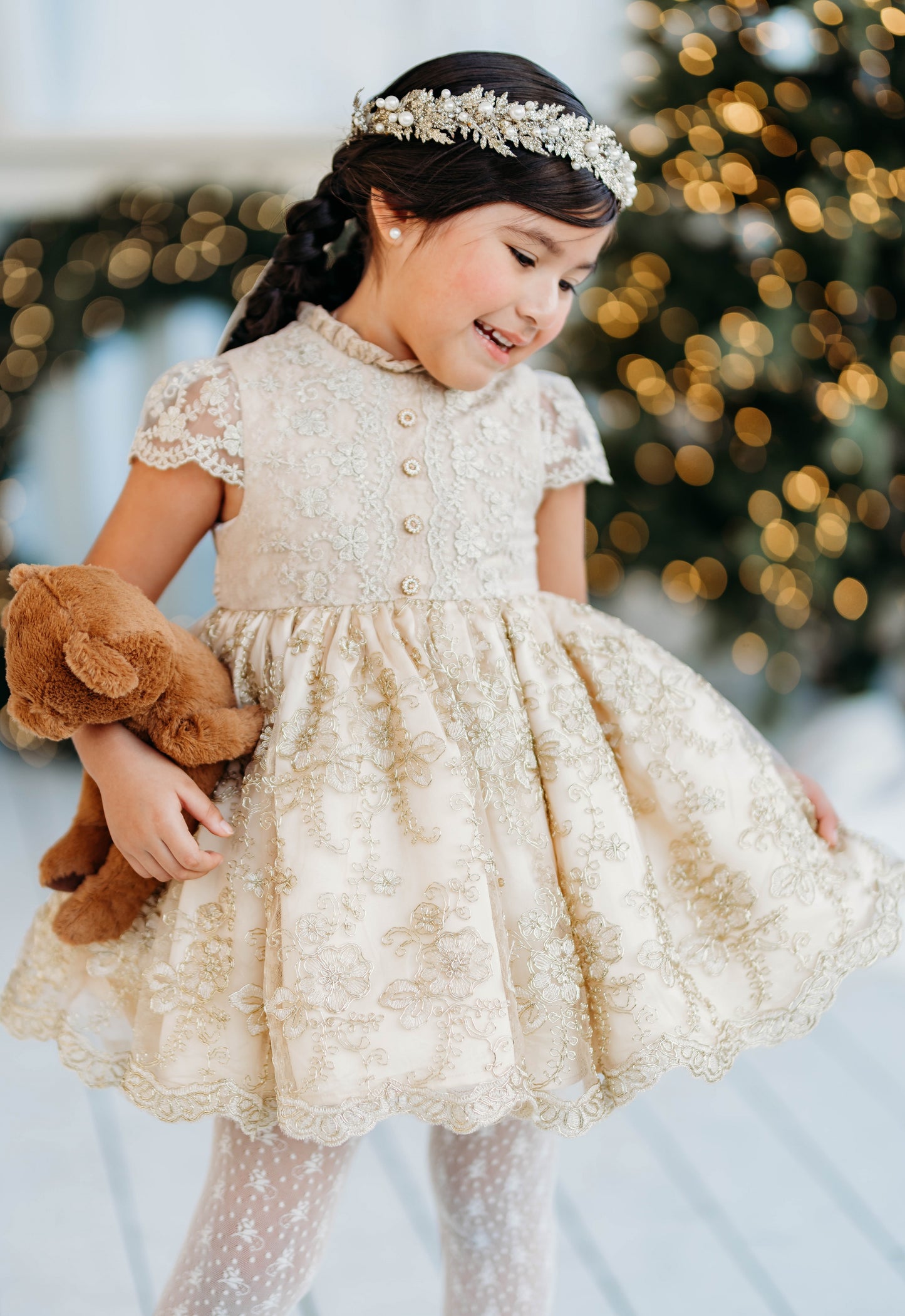 Gold Magic of Christmas Dress *PRE-ORDER