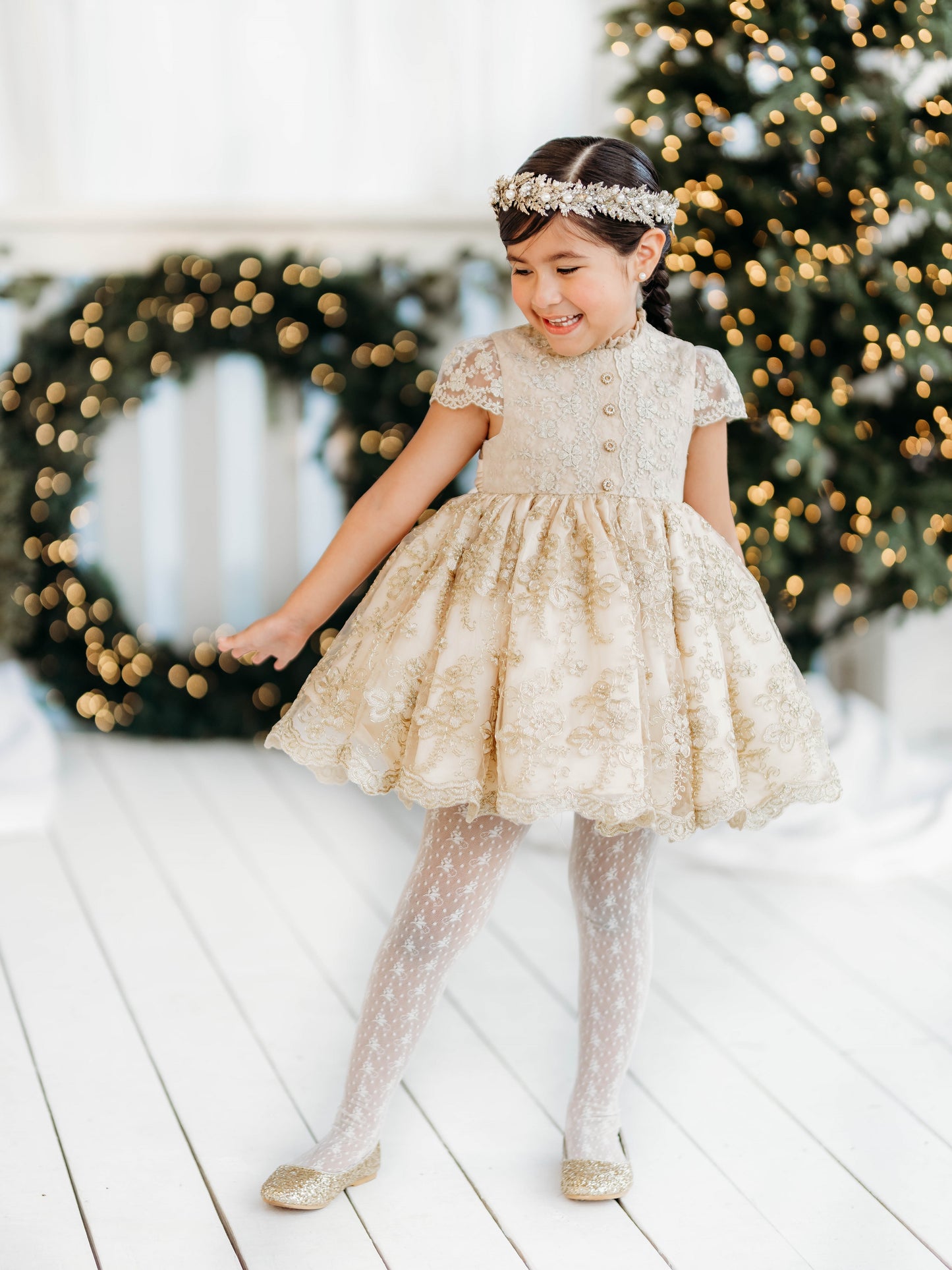 Gold Magic of Christmas Dress *PRE-ORDER