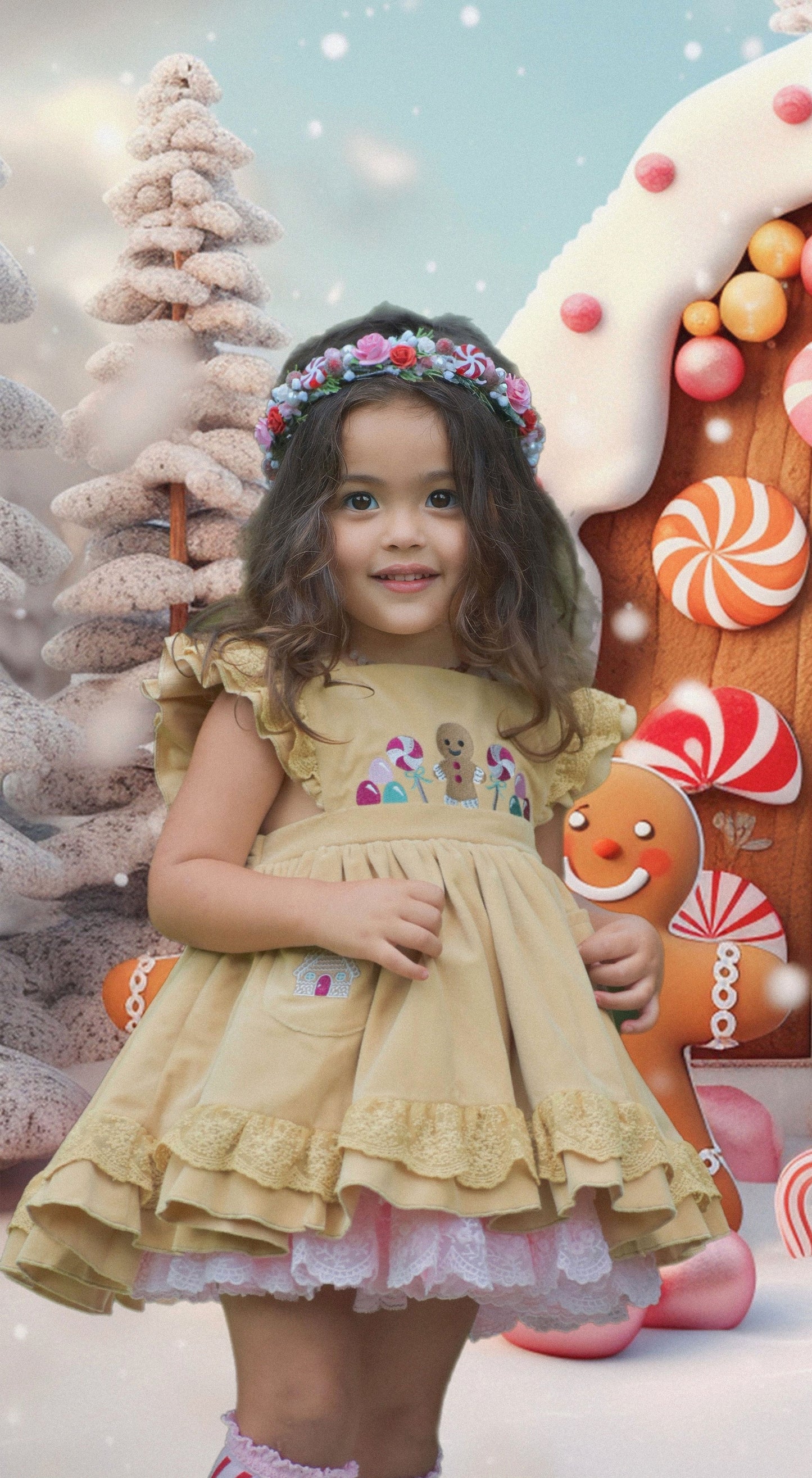 Gingerbread Kisses Dress *PRE-ORDER