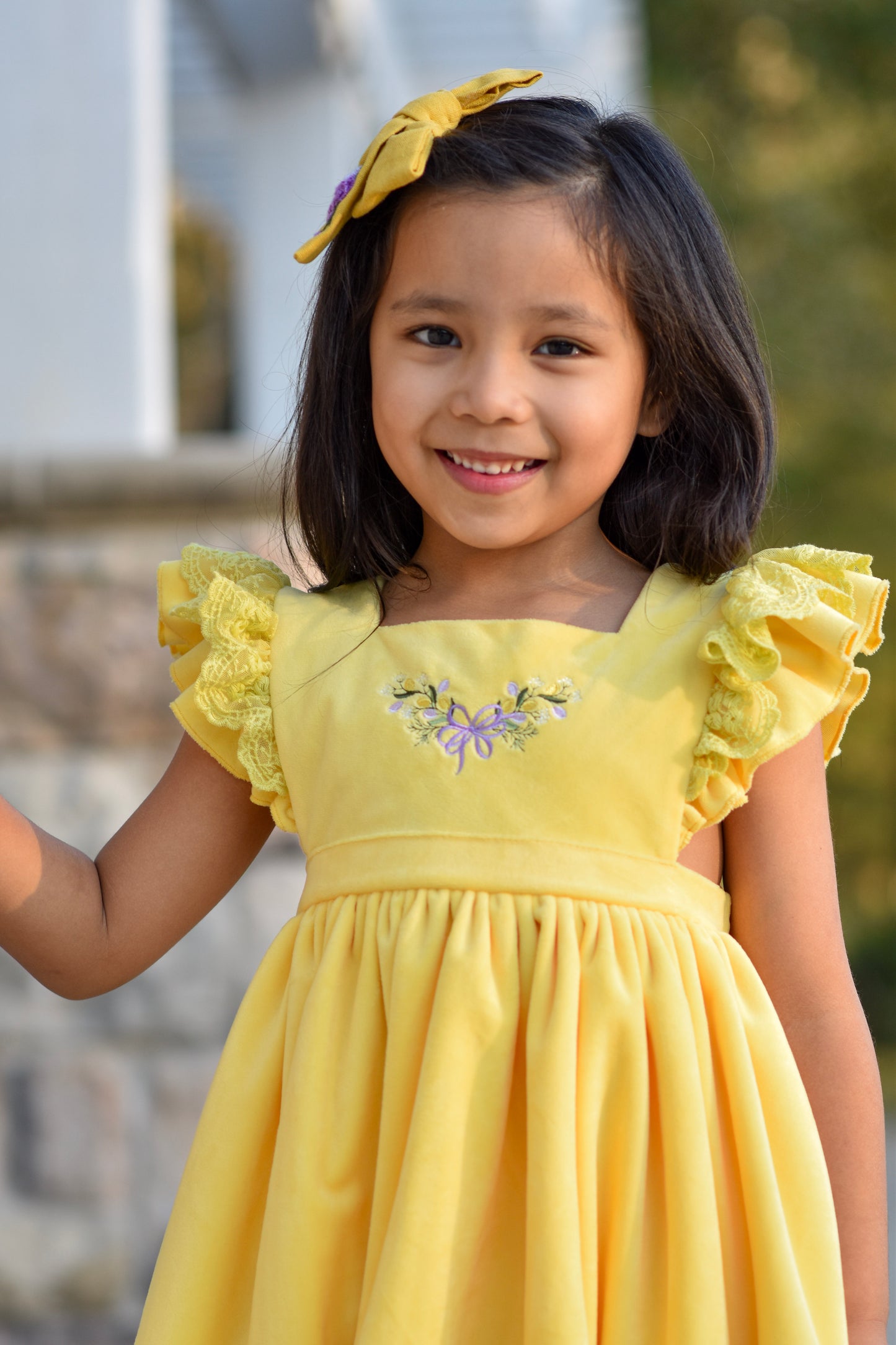 Primrose Velvet Pinafore PRE-ORDER