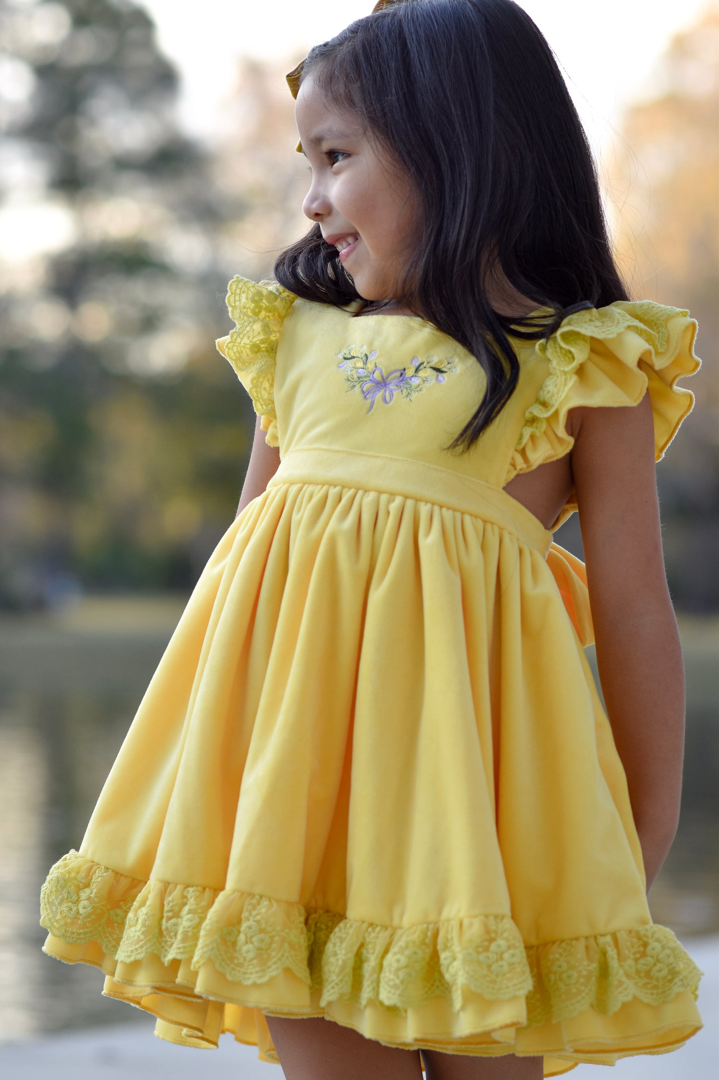 Primrose Velvet Pinafore PRE-ORDER