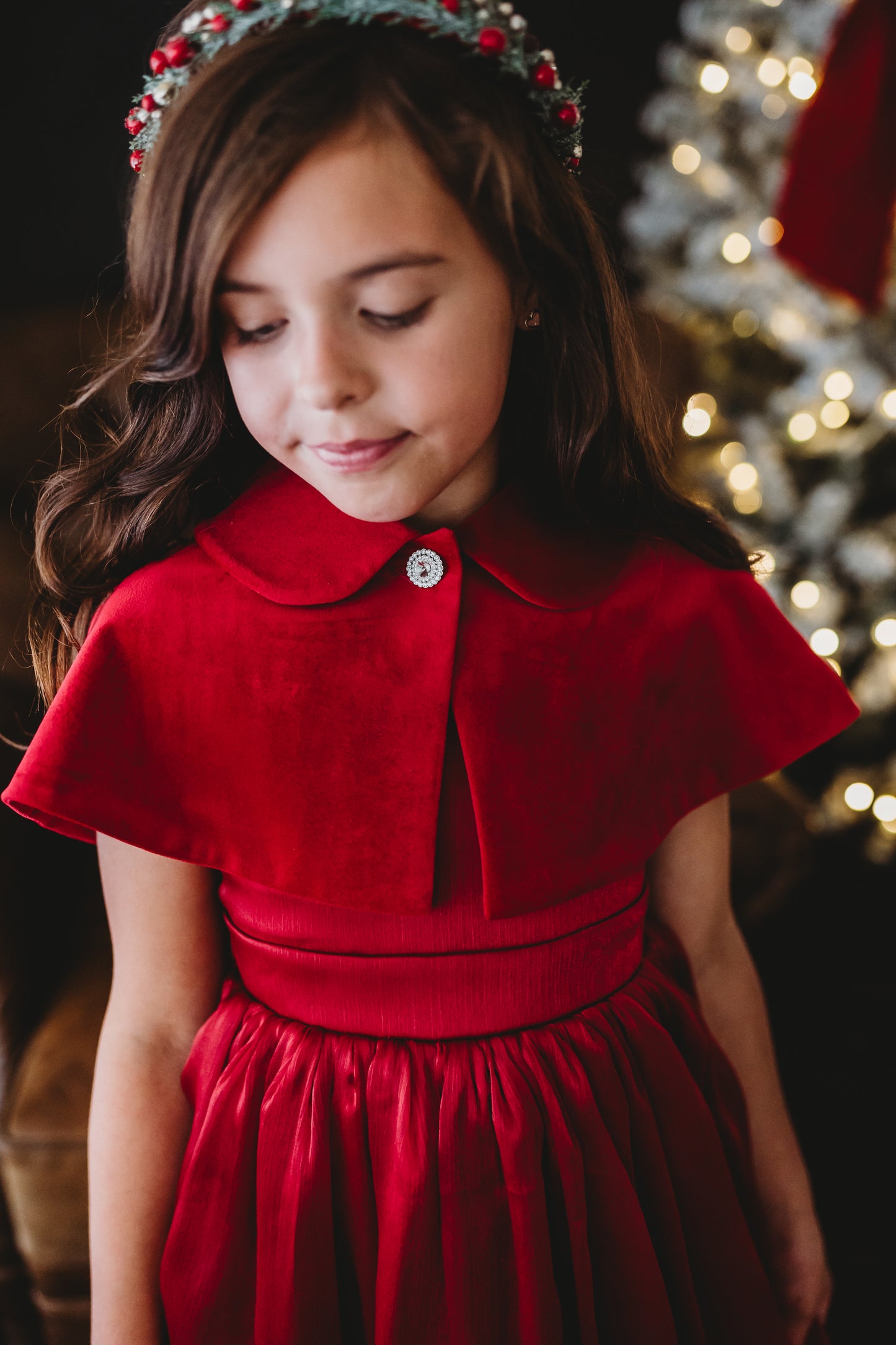 Christmas velvet cape * PRE-ORDER