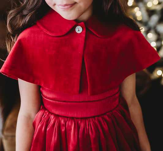 Christmas velvet cape * PRE-ORDER