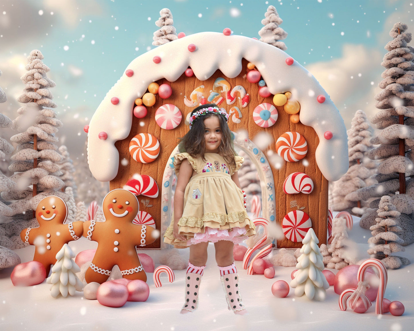 Gingerbread Kisses Dress *PRE-ORDER