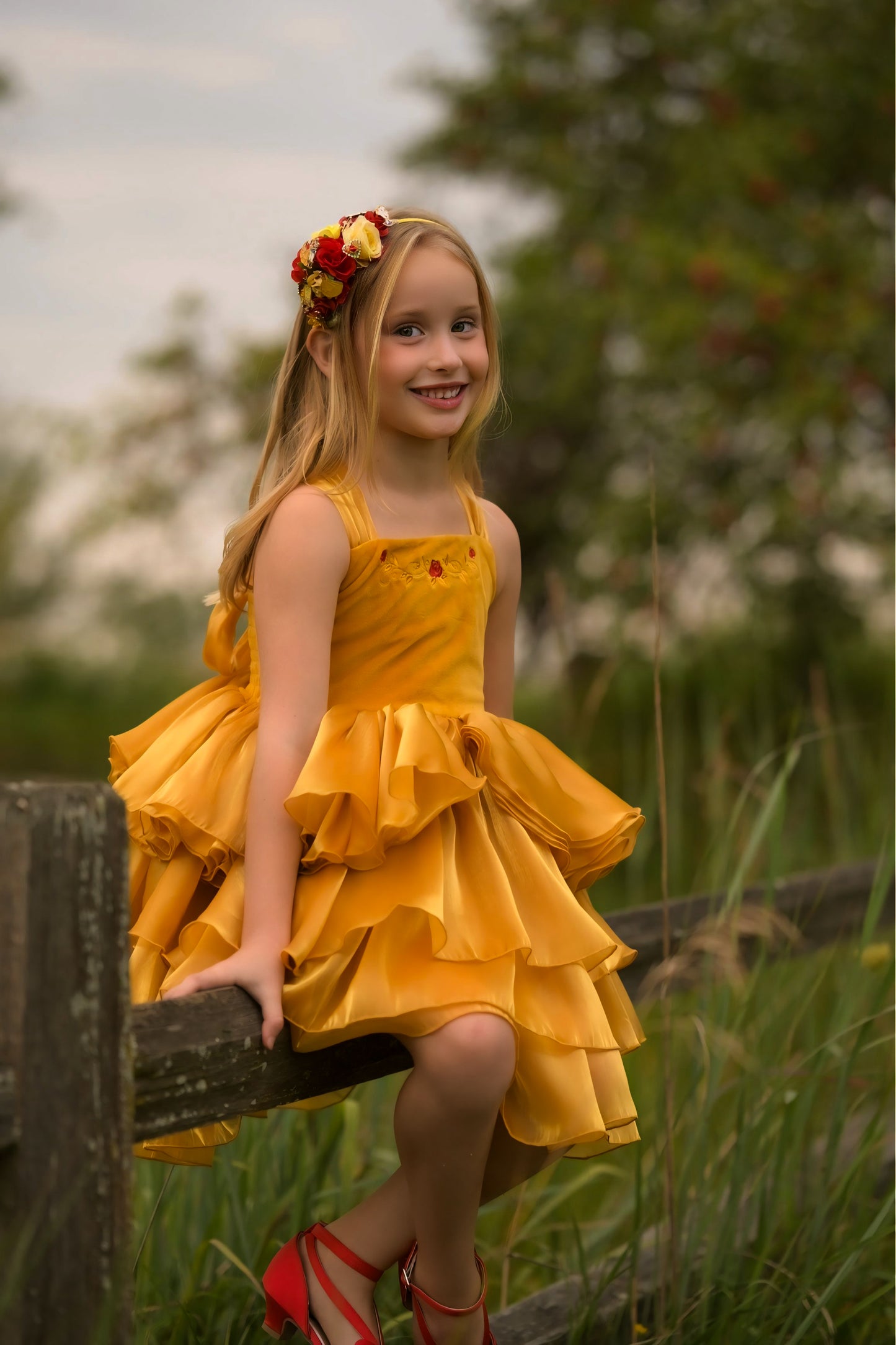 "Golden Beauty" Dress