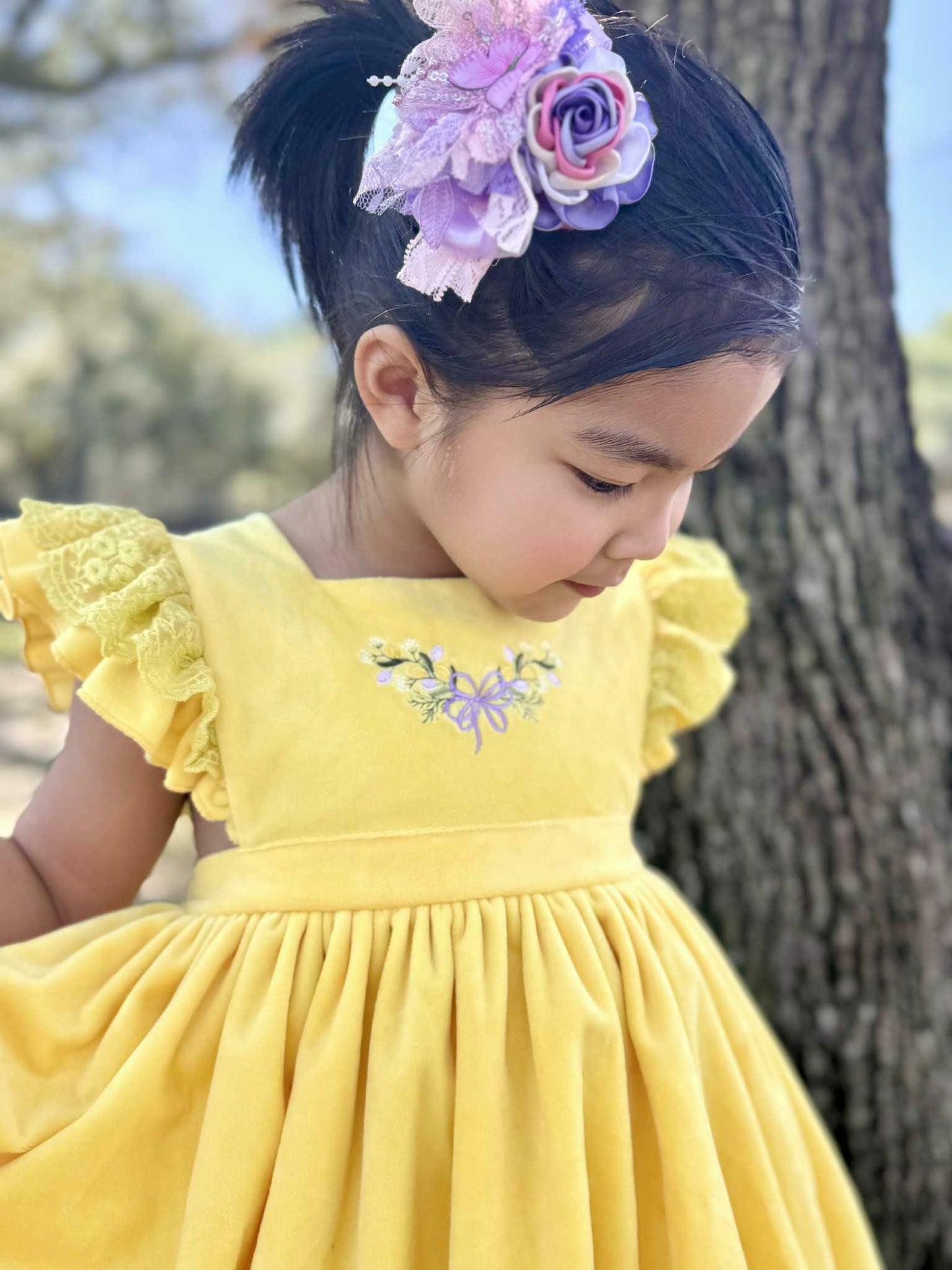 Primrose Velvet Pinafore PRE-ORDER