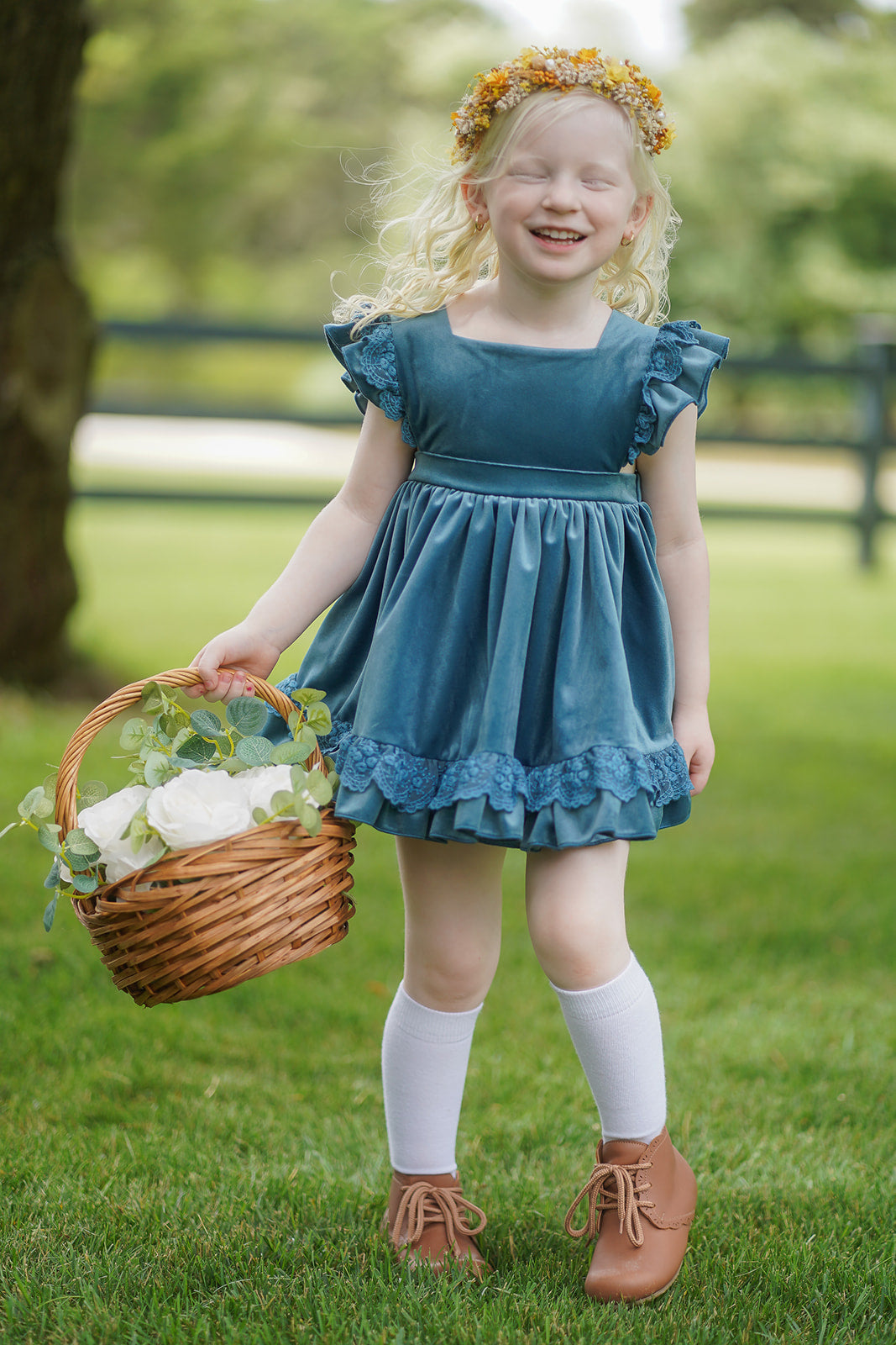 Teal Pinafore *RTS